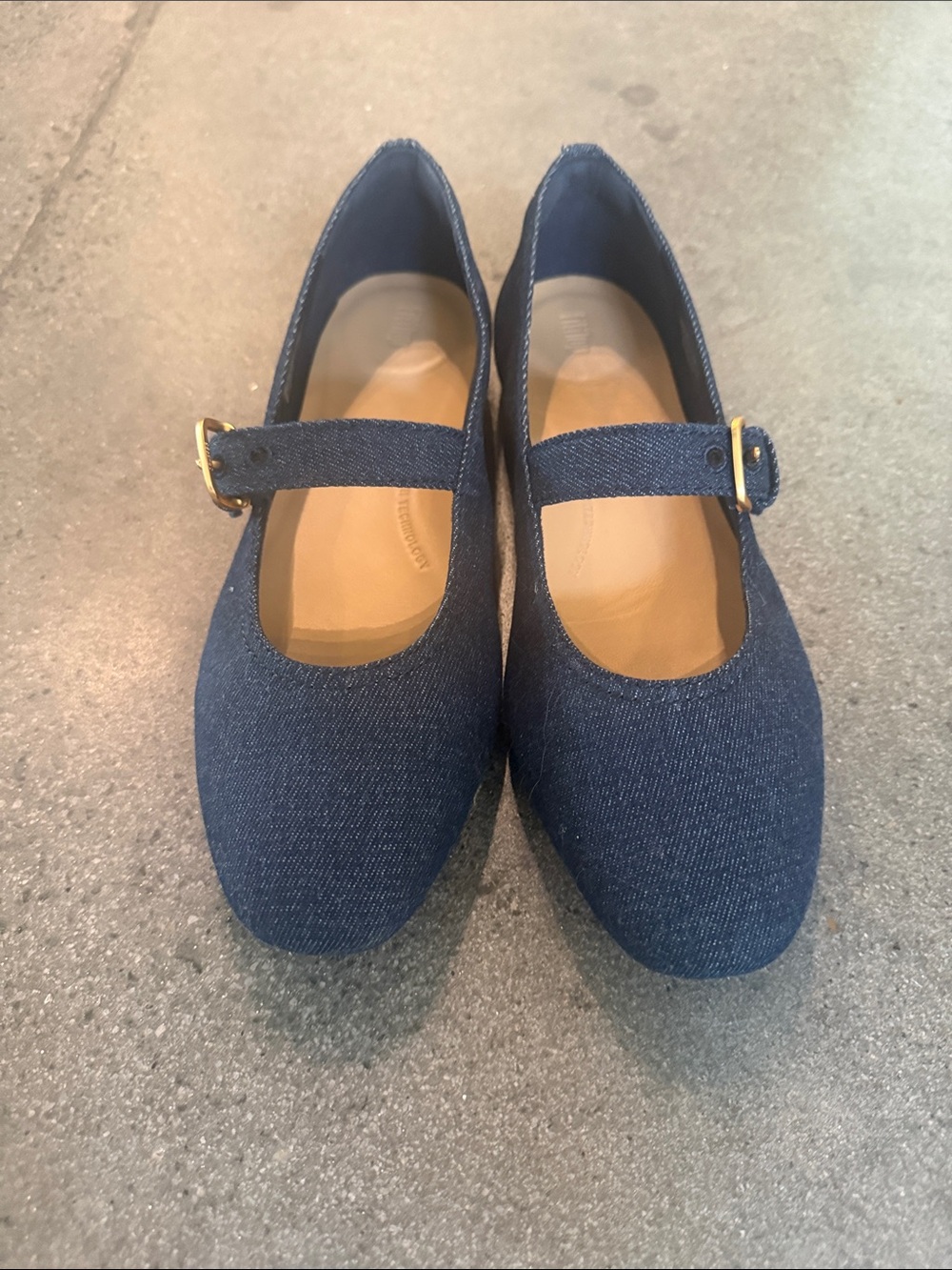 FitFlop Delicato Denim Mary Janes size 10 flats - Picture 2 of 5